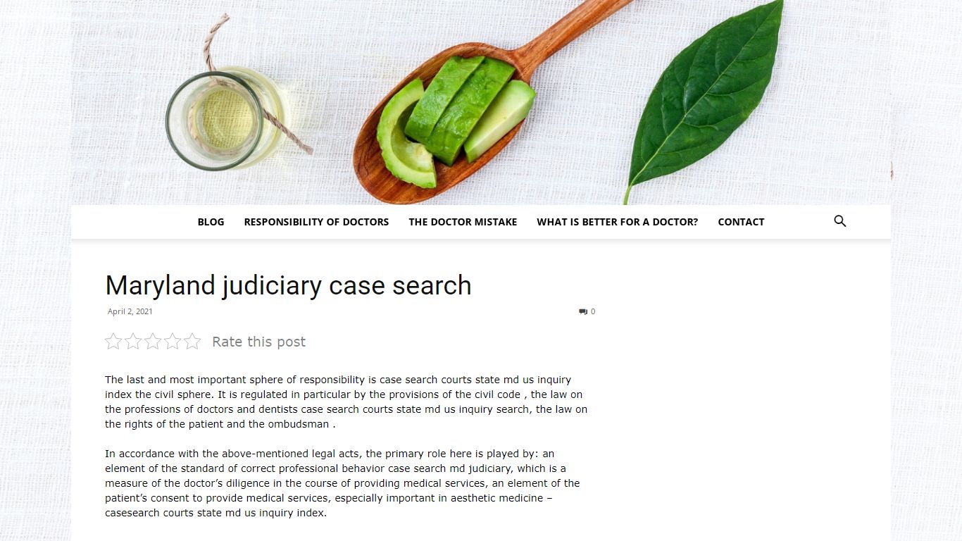 Maryland judiciary case search | Safe Patient Project Blog | End ...